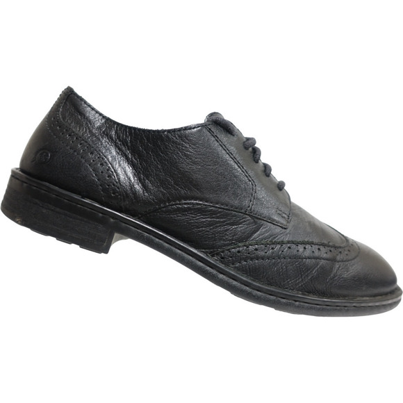 BORN Bainbridge Black 13 M Men Wingtip Leather Dress Shoes main image 10